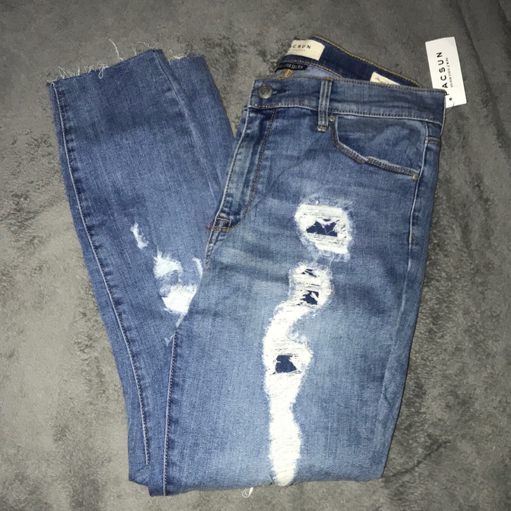 Pacsun power super stretch high rise ankle jeggings